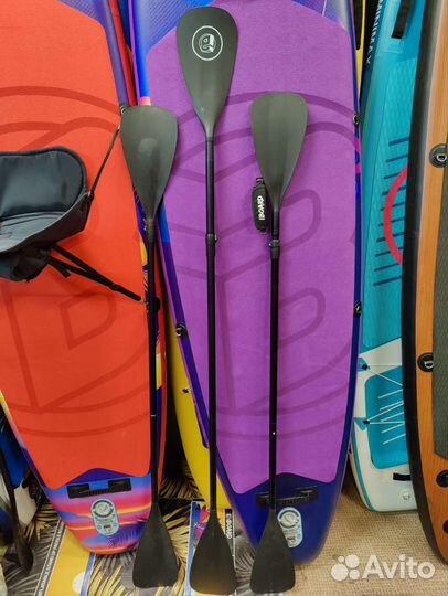 Весло алюминиевое трансформер для сап каяк