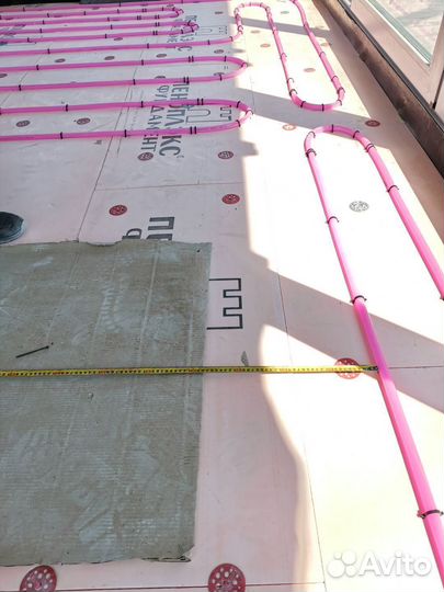 Монтаж электро-водяного теплого пола под ключ