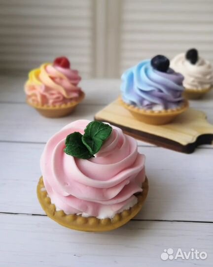 Мыло ручной работы Тарталетка с кремом