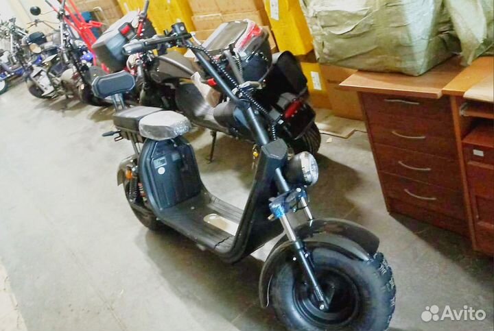 Электроскутер на Зубастой резине