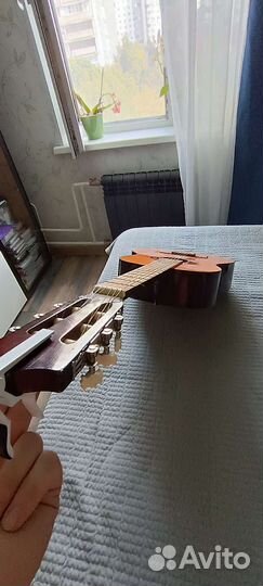 Акустическая гитара бу (с электромодулем)