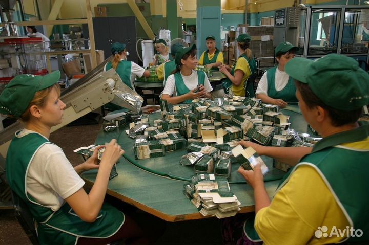 Фасовщицы-упаковщицы с еженедельной оплатой