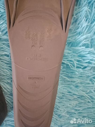 Ласты детские 36 37 Декатлон
