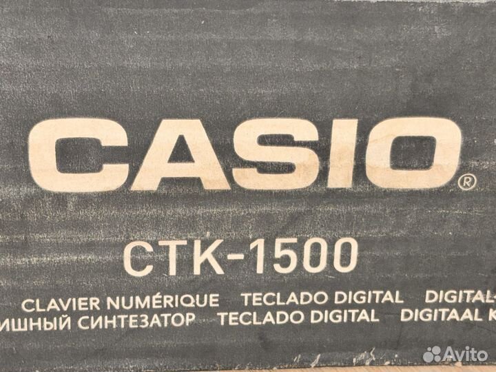 Синтезатор casio CTK-1500