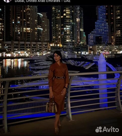 Платье кожзам