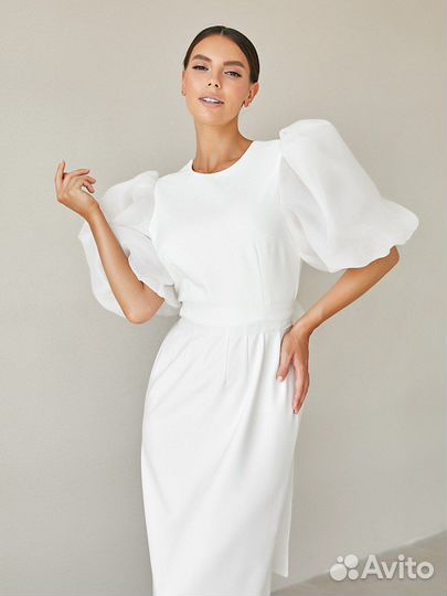 I.B.W. Платье с объемными рукавами