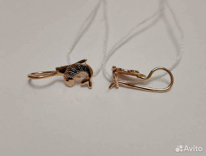 Золотые серьги