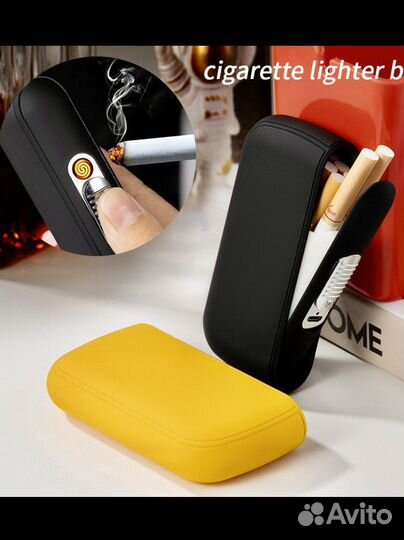 Портсигар с зажигалкой USB