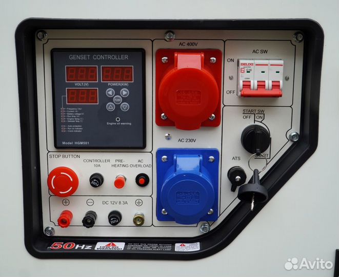 Генератор дизельный 12 кВт G-power DG14000SE3