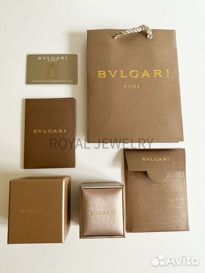 Упаковка Bvlgari под кольцо