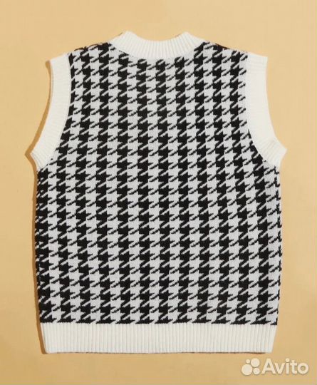 Трикотажный трендовый жилет S