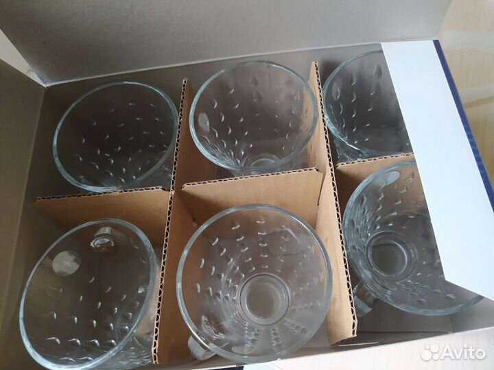 Набор кружек 6 шт новый