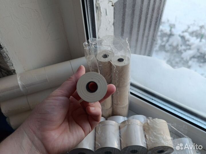 Кассовая лента, Чековая лента 5,5*5 см и 5,5*3, 7