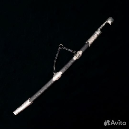 Шашка сувенирная Есаул ножны Кожа Мельхиор