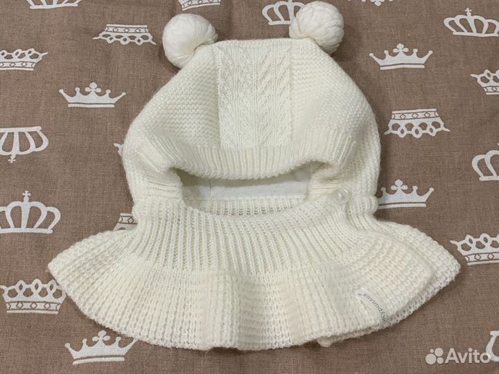 Шапка шлем капор Журавлик 38-40