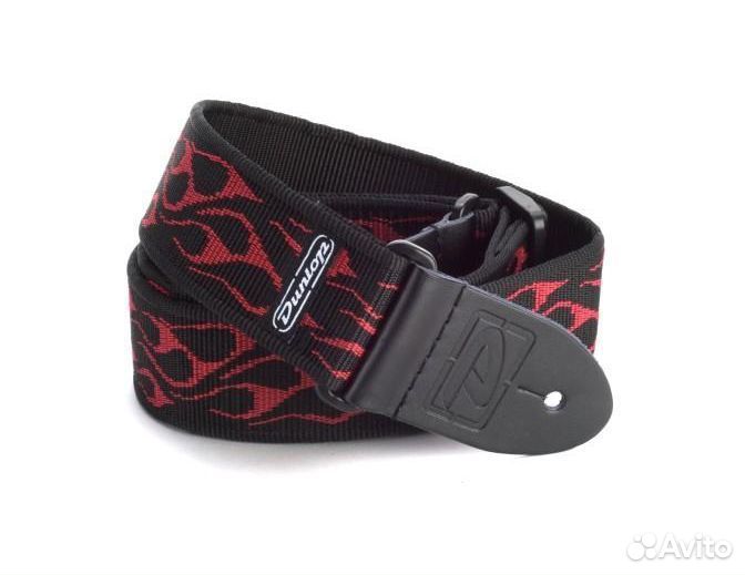 Ремень для гитары Dunlop D3811RD Classic Flambe Re