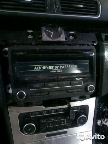 Passat b7 магнитола 1k0035186an