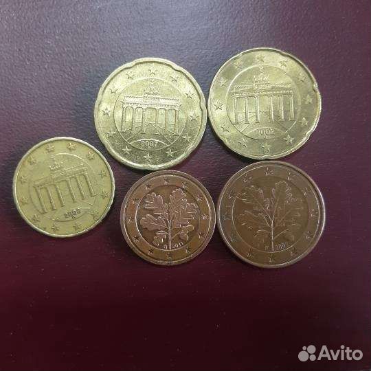 Монеты украины и евроценты