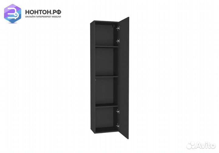 Шкаф навесной Point тип-40 черный глянец / черный