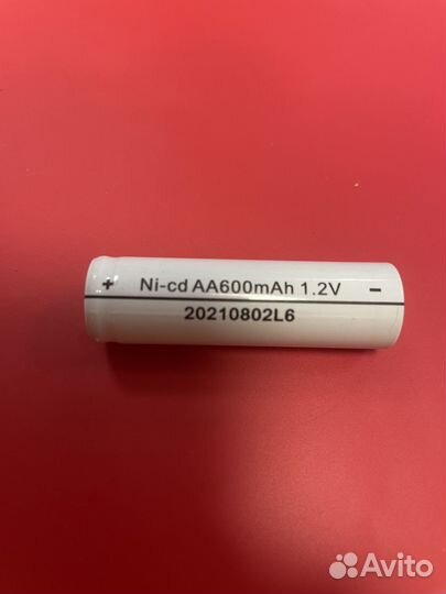 Аккумулятор ni-cd AA600 mah 1.2v