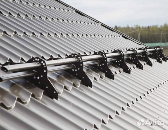 Снегозадержатель – гарантия безопасности