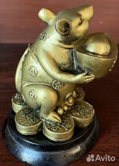 Статуэтка сувенир денежная мышь (крыса)