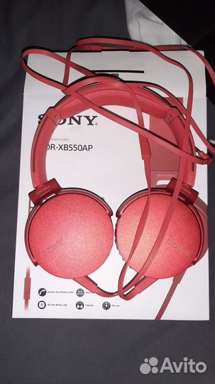 Наушники sony mdr xb550ap