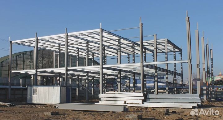 Металлические каркасы зданий и сооружений