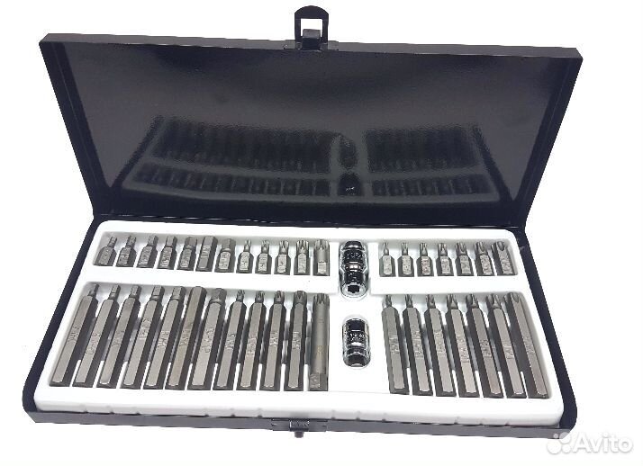 Набор бит 1/2 inch, 3/8 inch, 40 пр: HEX (6гр.)