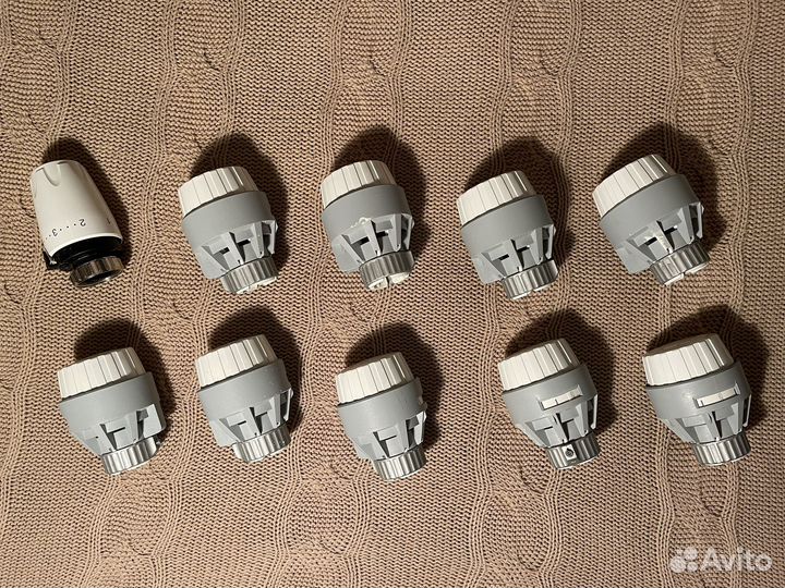 Термоголовки danfoss heimeier лотом (10 штук)