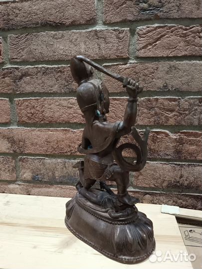 Будда бронза старинный,29 см высота