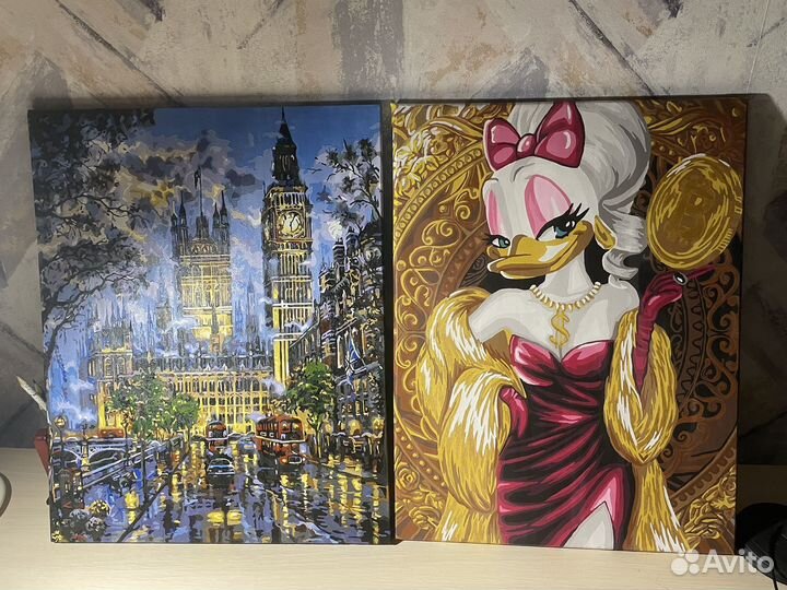 Картины по номерам раскрашенная