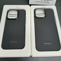 Чехол Pitaka iPhone 15, 15 Pro, 15 Pro Max Black