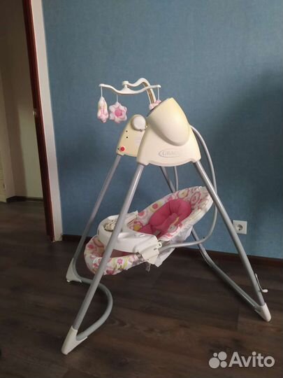 Детские электронные качели для новорожденных