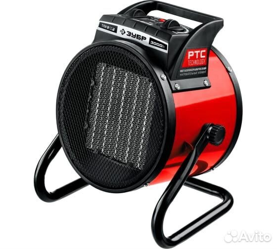 Электрическая тепловая пушка зубр 3 кВт, мкн тпк-3