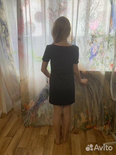 Платье в полоску 8-10 лет