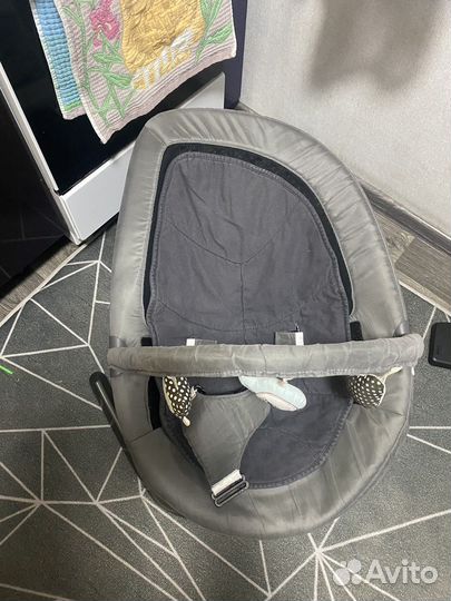 Шезлонг качалка качель nuna leaf