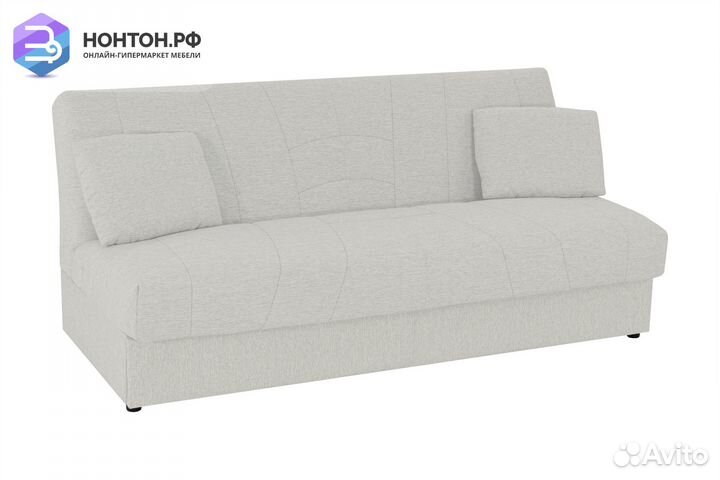 Диван книжка Ручеек жаккард светло-серый