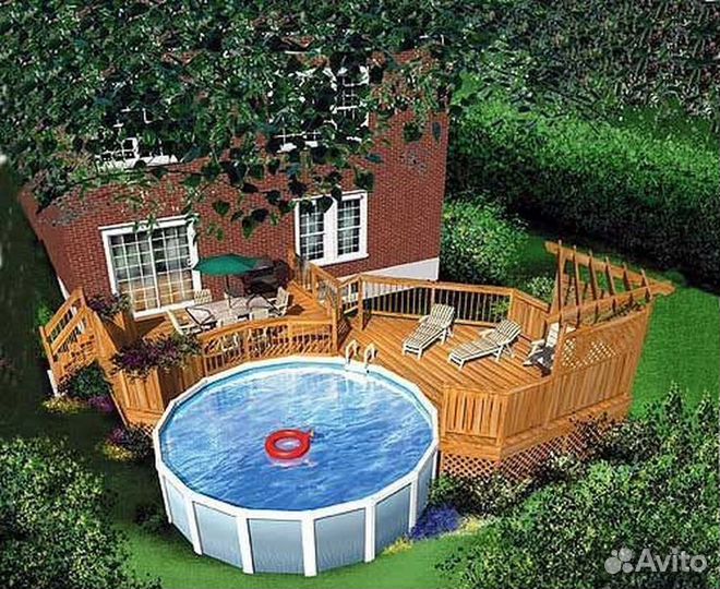 Новый упакованный Каркасный бассейн Bestway 305х76