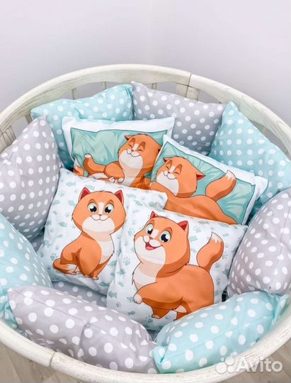 Бортики в кроватку