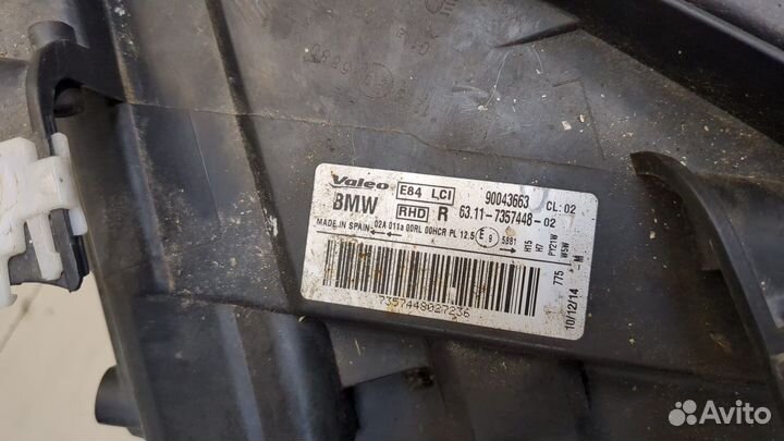 Фара (передняя) правая BMW X1 (E84), 2015