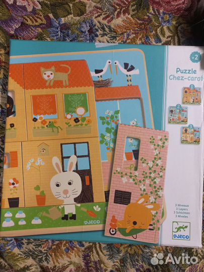 Djeco puzzle chez-carot пазл