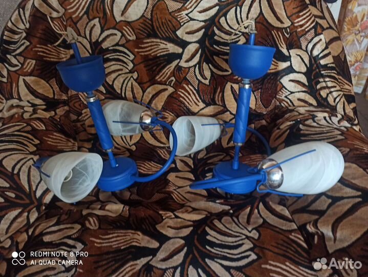 Люстра потолочная бу