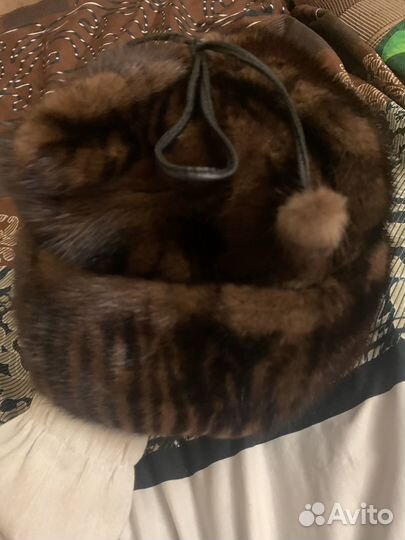 Шапка из натуральной норки