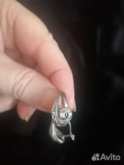 Серебряные серьги