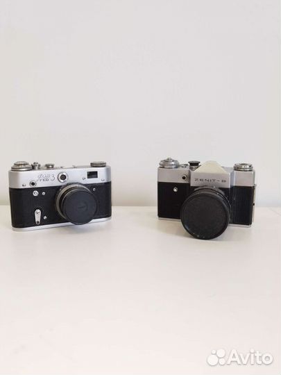 Плёночный фотоаппарат фэд 3, zenit-b helios 44 2