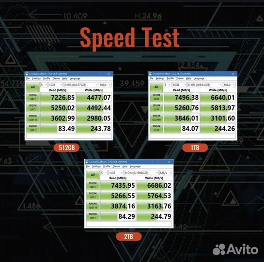 Ssd Nvme Kingspec 1tb pcle 4.0