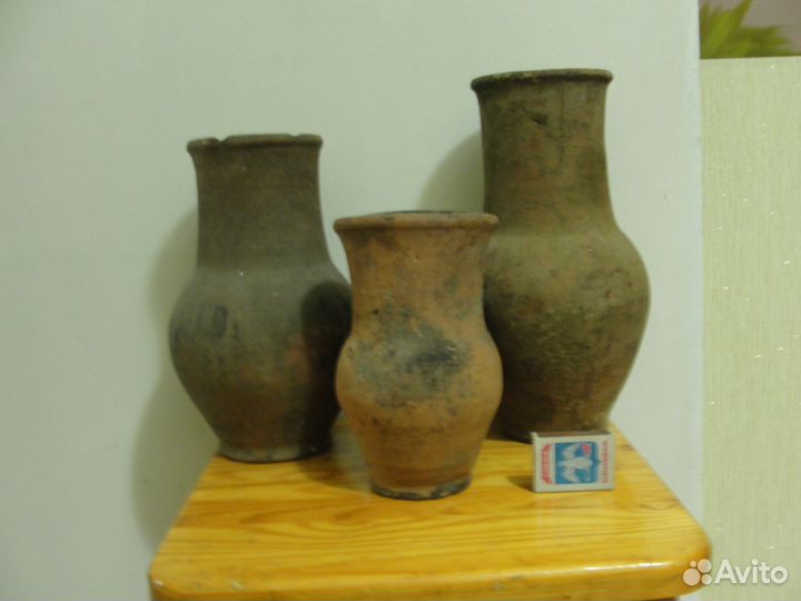 Крынка глиняная,производства начала прошлого века