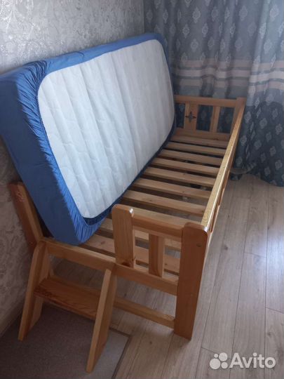Детская кровать от 3 лет с бортиками
