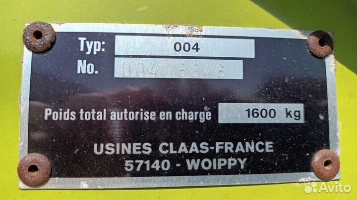 Пресс-подборщик Claas Rollant 44, 2000